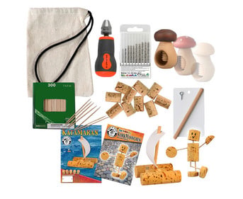 Bohrer Set für Kastanien & Kork inkl Korken