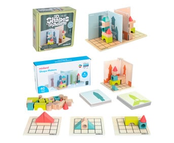 3D Bau Spiel Schatten & Formen