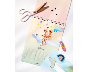 folia Bastelkalender shades of rainbow blanko 2
