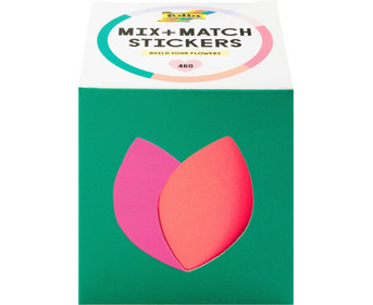 folia Sticker Mix + Match Fröhliche Blumen