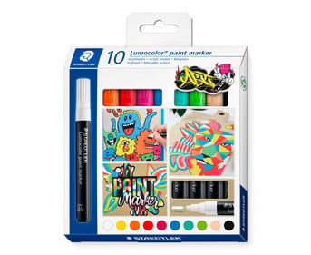 STAEDTLER Lumocolor® Acrylmarker 10 Stück