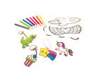 Bastelset Schrumpffolie Einhorn Dino & Co