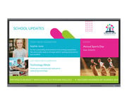 Clevertouch® Pro Series 3 mit Pylonen Höhenverstellung und Tafelflügel 2