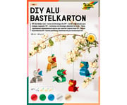 folia Alu Bastelkarton Mix 300 g/m² DIN A4 5 Blatt 1