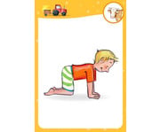Yoga Spiele für Kinder Bildkarten 5