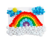Mega Pompons Mix flauschig & bunt 1200 Stück 4
