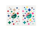 folia Glitterkarton Block 300 g/m² 24 x 34 cm 6 Farben