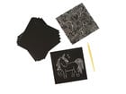 Kratzpapier holografisch 15 x15 cm 50 Blatt