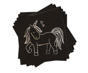 Kratzpapier holografisch 15 x15 cm 50 Blatt 2