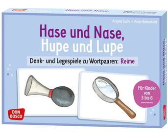 Denk und Legespiel Hase und Nase Hupe und Lupe