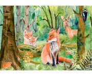 Kamishibai Bildkarten Tiere und Pflanzen im Wald 3