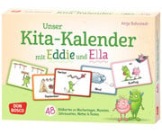 Unser Kita Kalender mit Eddie und Ella – 48 Bildkarten 1