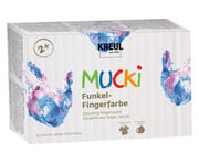 KREUL MUCKI Funkel Fingerfarbe 150 ml 6er Set 1