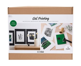 Kreativ Set Gel Druck für 6 Personen