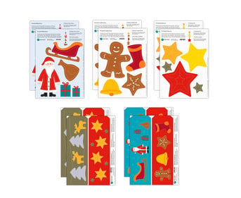 Prickel Vorlagen und Windlichter Advent 10 Stück