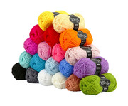 Polyacryl Garn Set Fantasia 20 Farben je 50 g 1