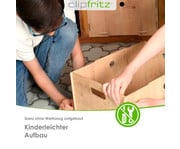 clipfritz Aufbewahrungsbox BOBBY mit Deckel 2 teilig 4