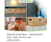 clipfritz Aufbewahrungsbox BOBBY mit Deckel 2 teilig 7
