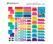 Connetix Megaset Regenbogen 202 teilig 2
