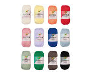 folia Baumwollgarn Set 12 Farben 1