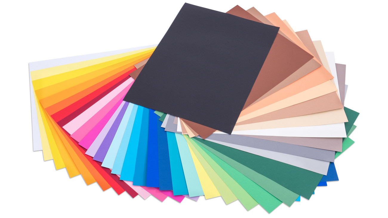 Tonpapier 130g/m²  folia 50 x 70 cm 50 Bogen in 50 Farben Tonzeichenpapier 