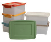 Betzold Aufbewahrungsbox 16 x 39 5 x 27 5 cm weiß transparent Naturfarben 1