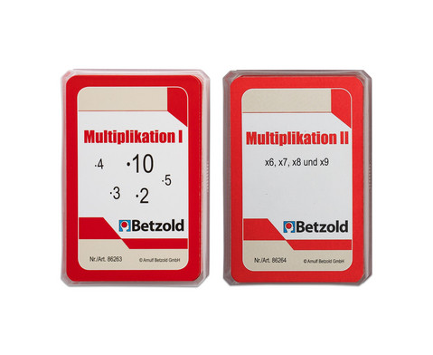 Betzold Multiplikation - Karten fuer den magischen Zylinder