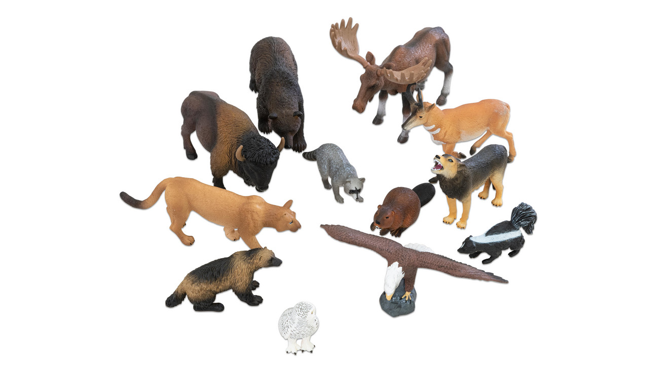 Tierfigur Bison aus Naturkautschuk Betzold 41288 Spielfigur Spielzeugfigur 