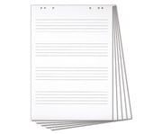 Betzold Flipchart Block mit Notenlinien 1