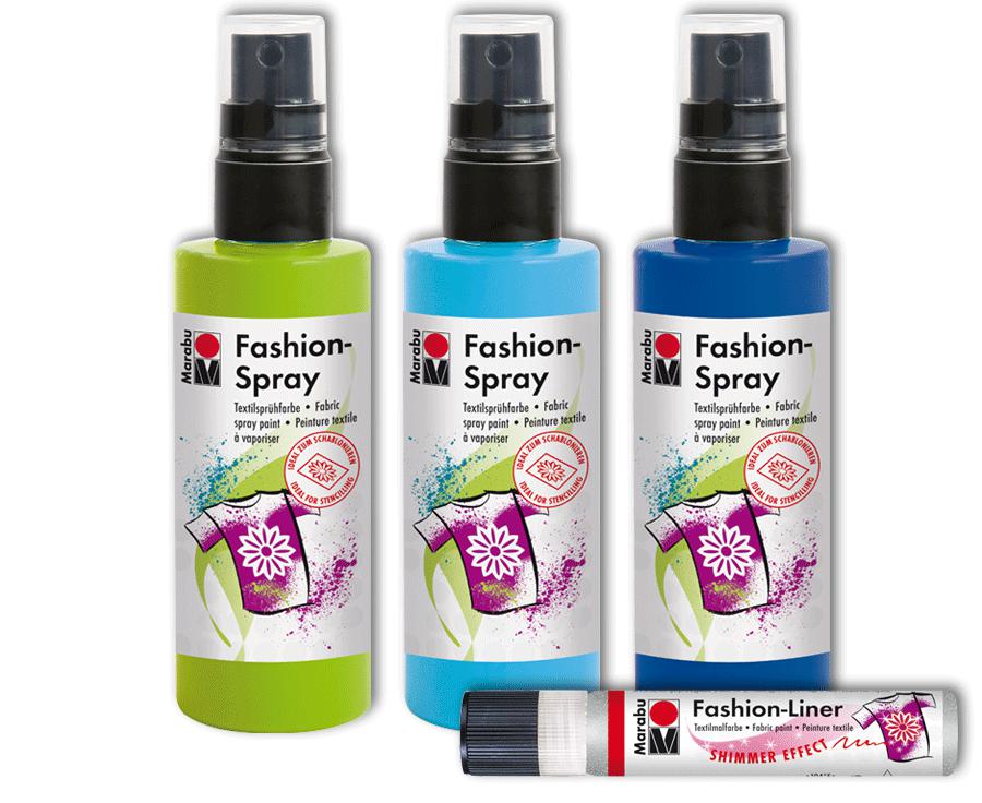 Marabu Fashion-Spray-Set, Cool Denim