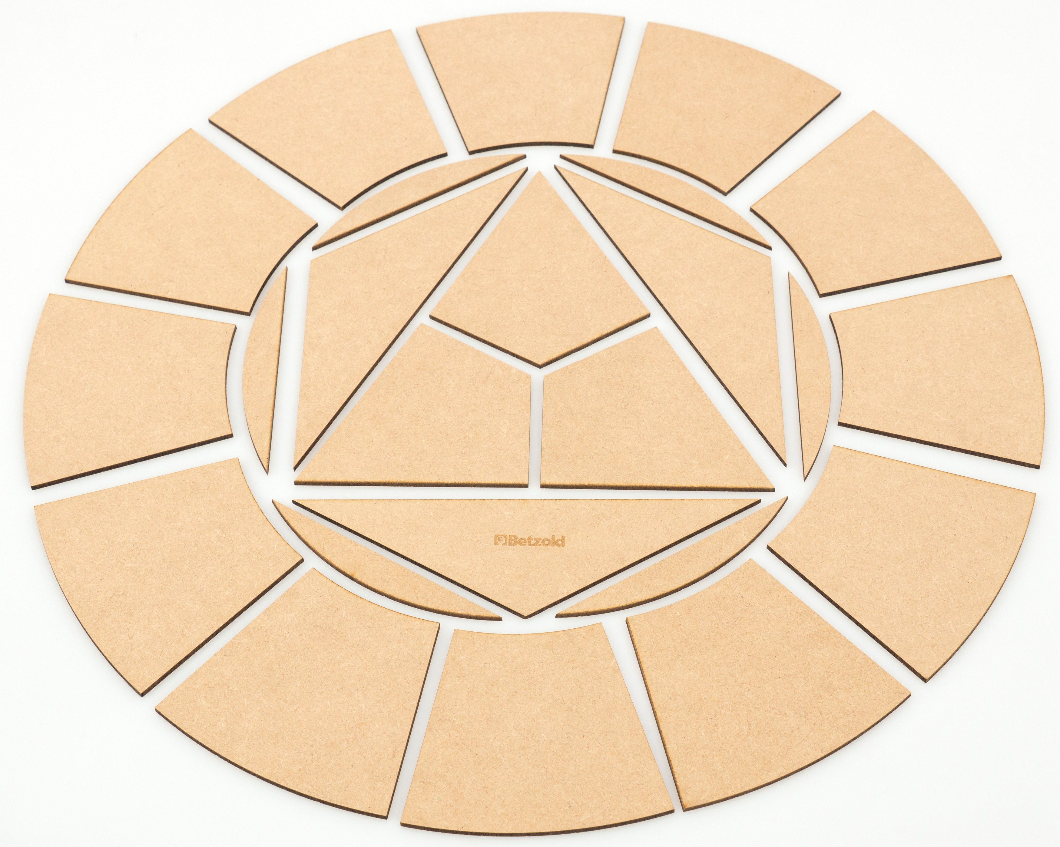 Betzold MDF-Farbkreis Ø 40 cm, blanko