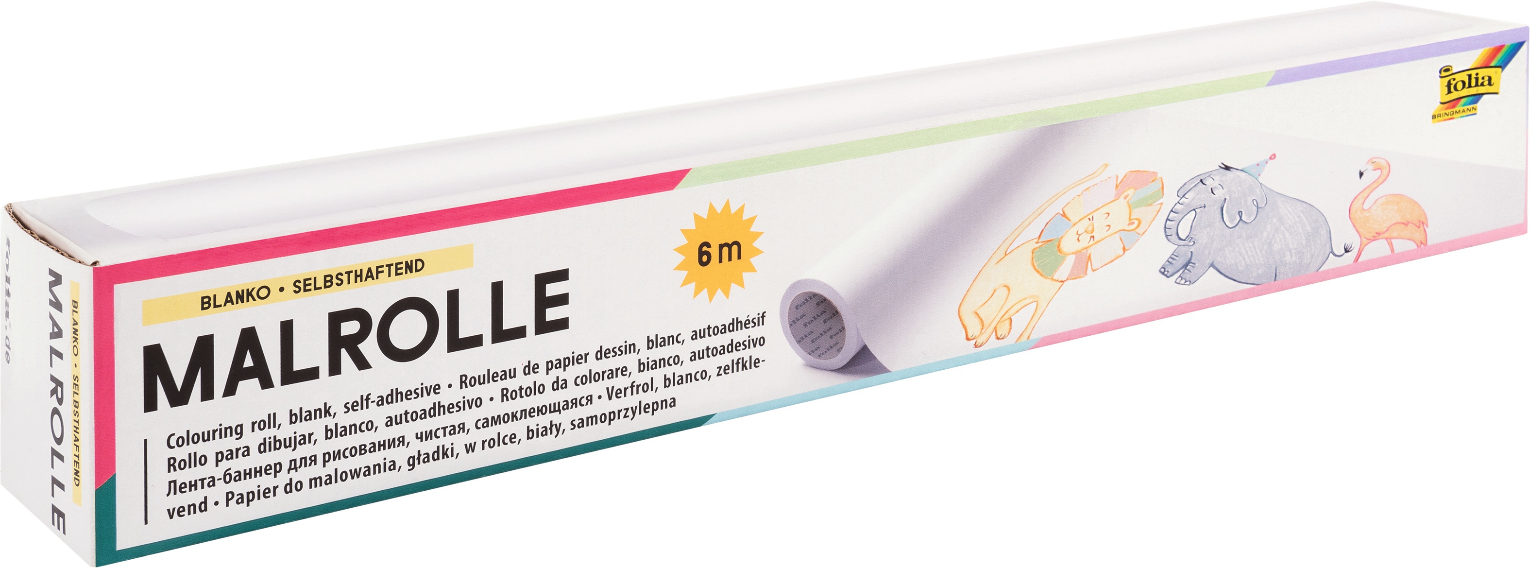 folia Papierrolle, selbsthaftend, 80 g/m², 600 x 30 cm