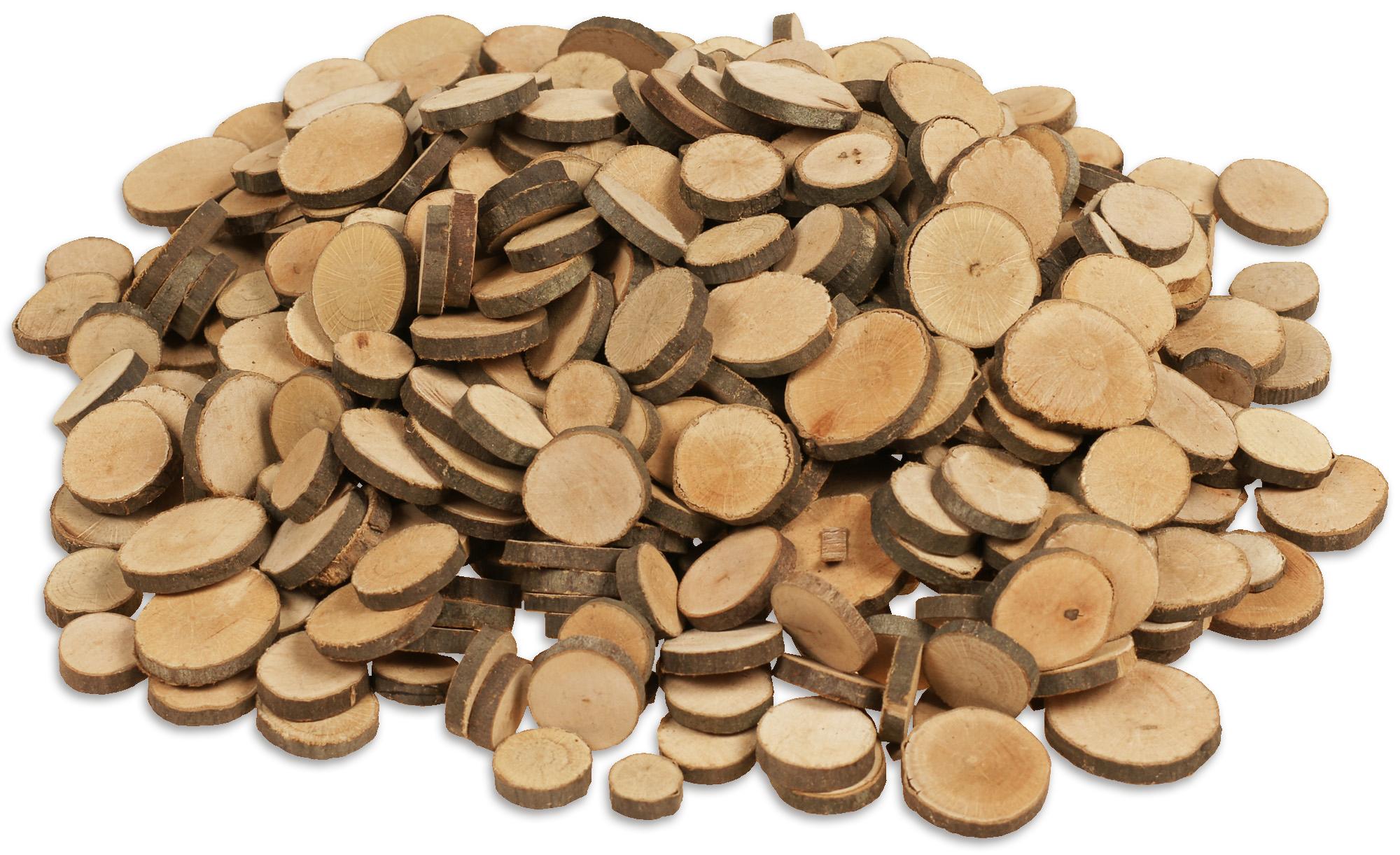 SUNNYSUE Mini-Naturholzscheiben