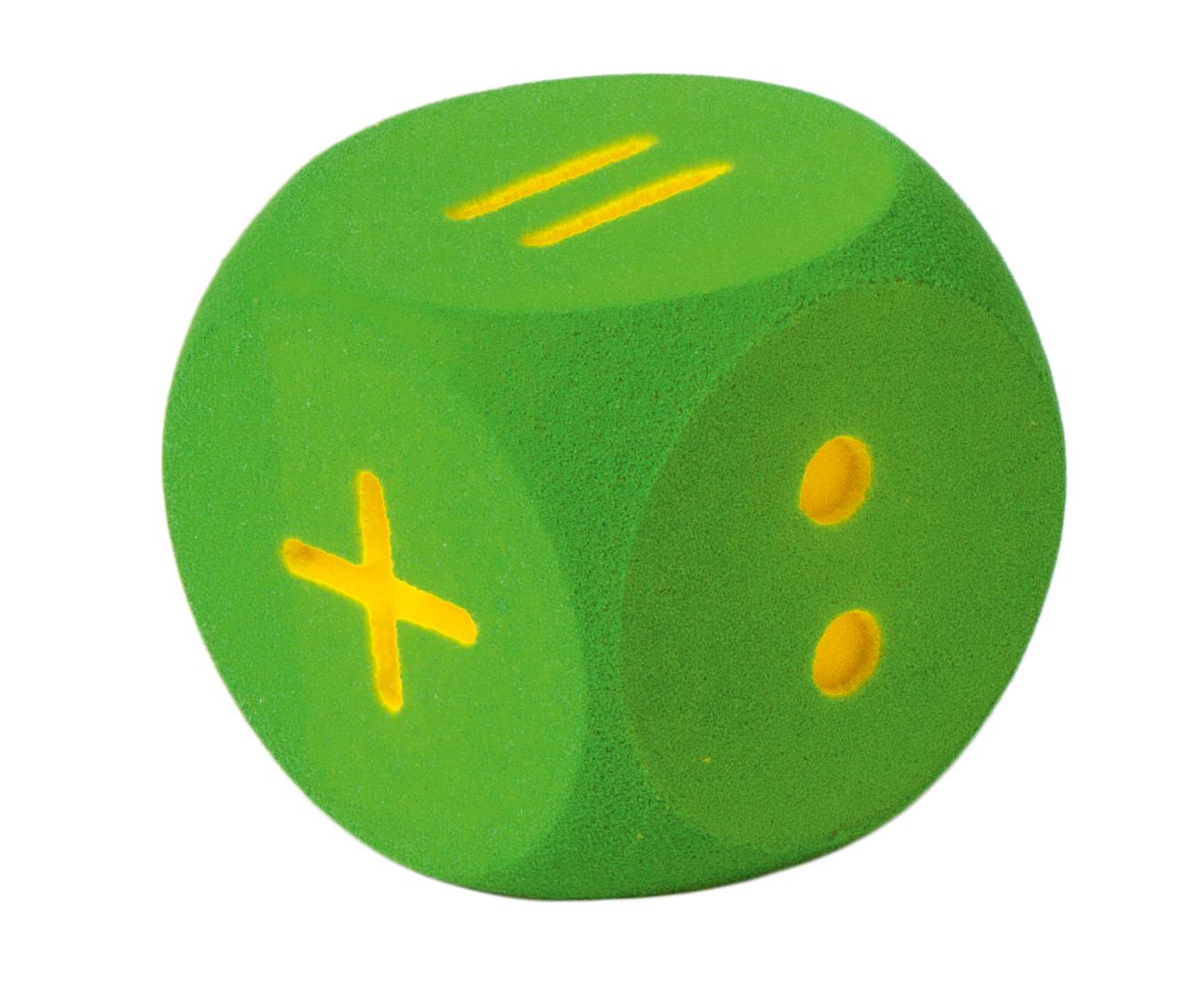 Volley Rechenzeichenwürfel, Ausführung: = • : < + -