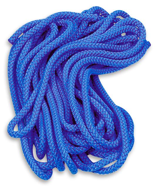 Betzold Gymnastik-Springseile, 3 m, 5er-Set, Farbe: blau