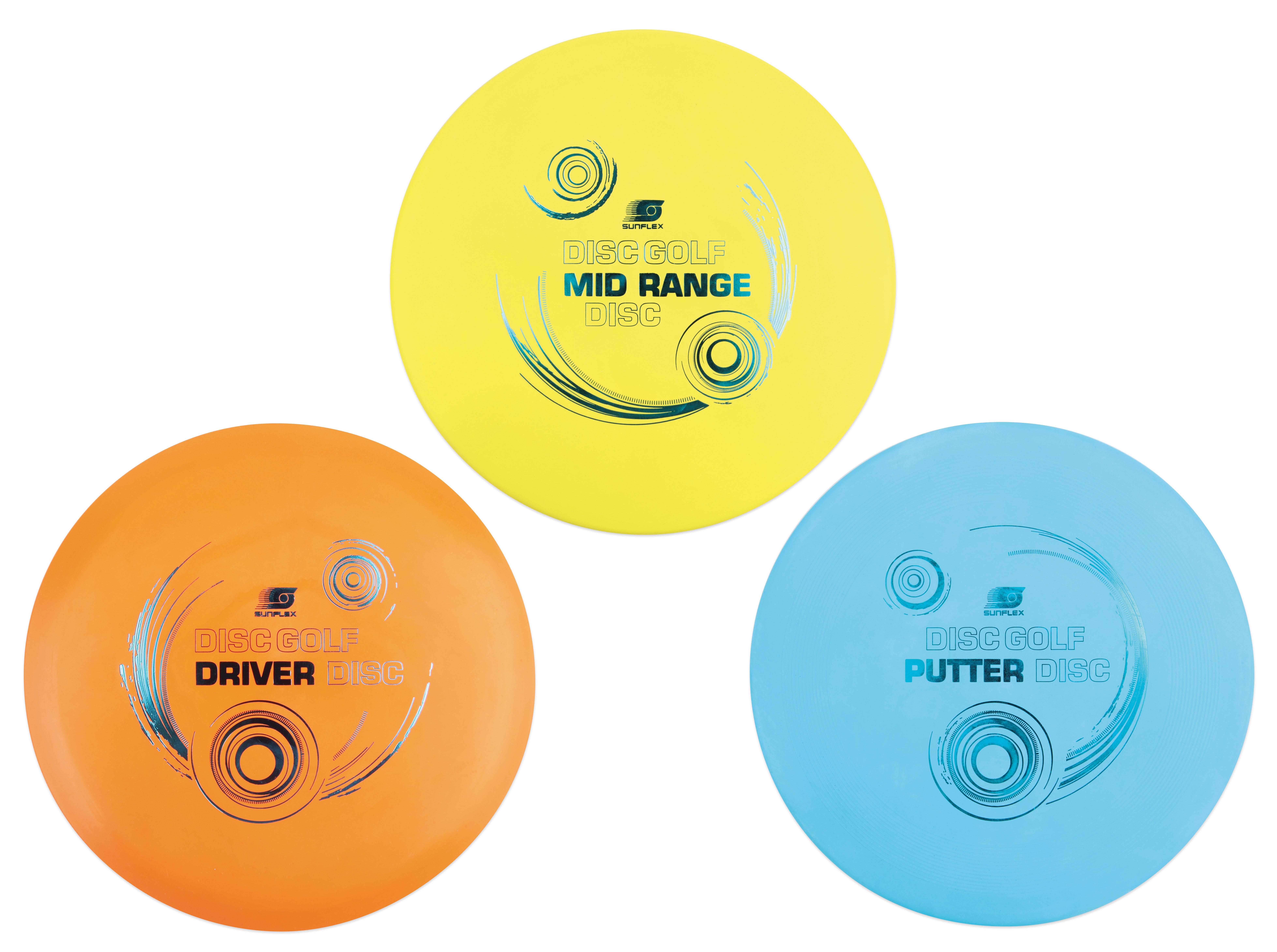 SUNFLEX Wurfscheiben-Set Disc Golf