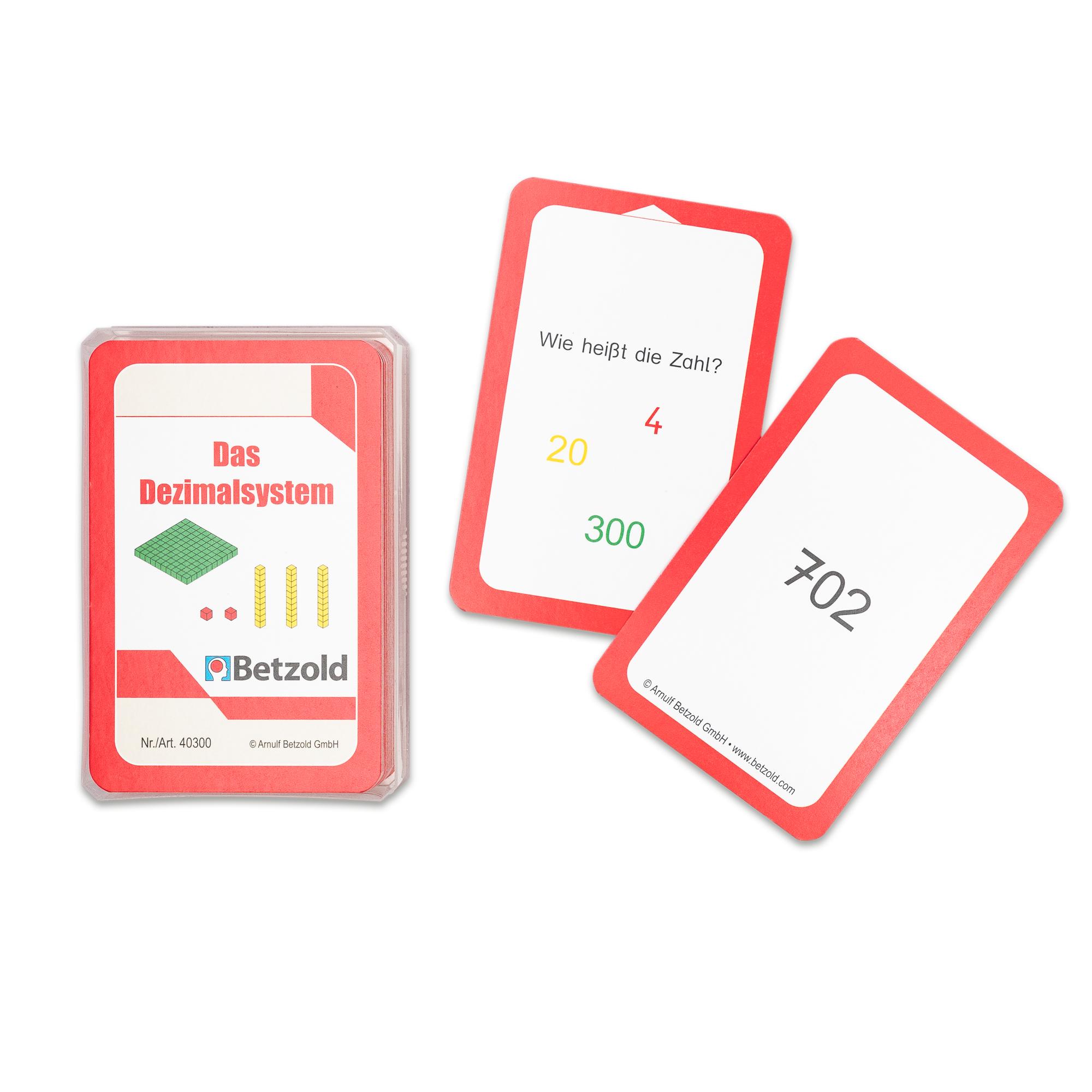 Betzold Das Dezimalsystem - Karten für den Magischen Zylinder