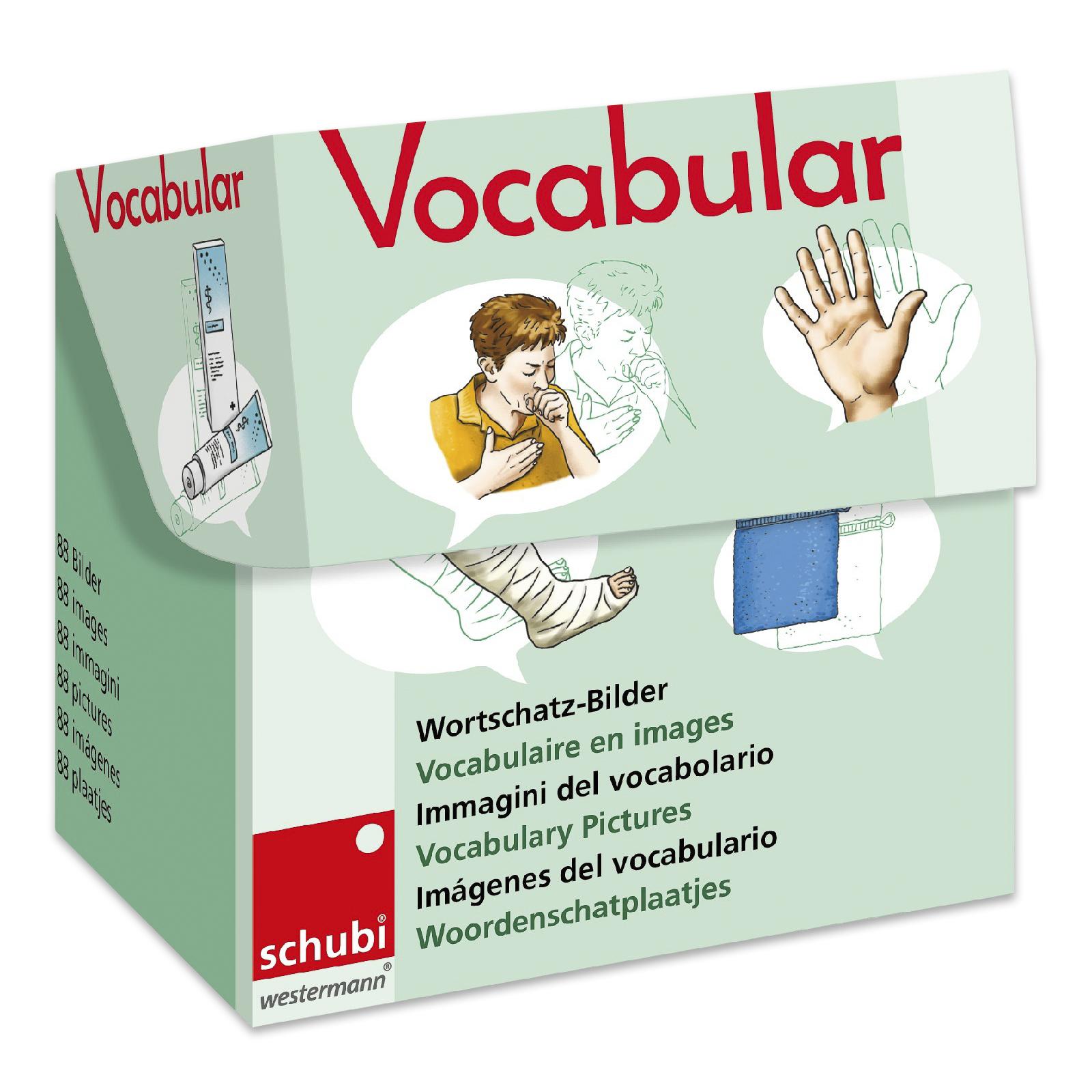 Schubi Vocabular Wortschatzbilder: Körper, Körperpflege, Gesundheit