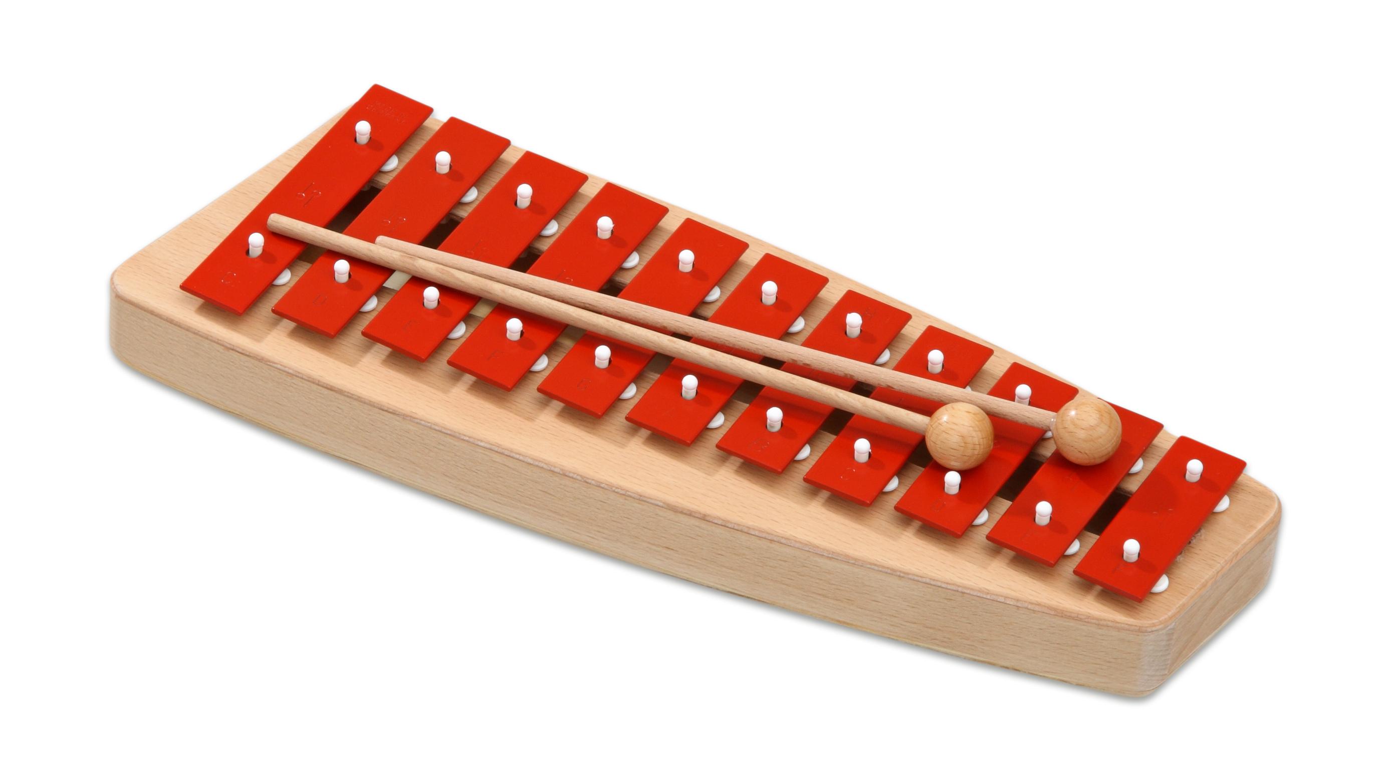 SONOR Glockenspiel, Stimmlage: Sopran, Tonumfang: diatonisch