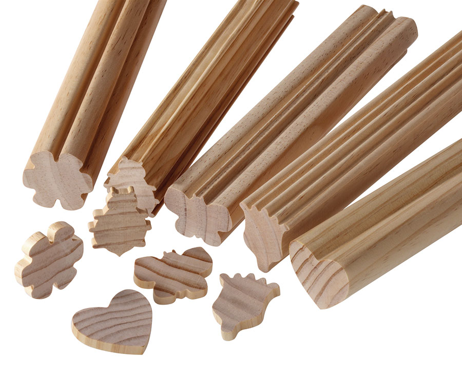 EDUPLAY Holzstangen zum Selbstabsägen, Ausführung: Frühling