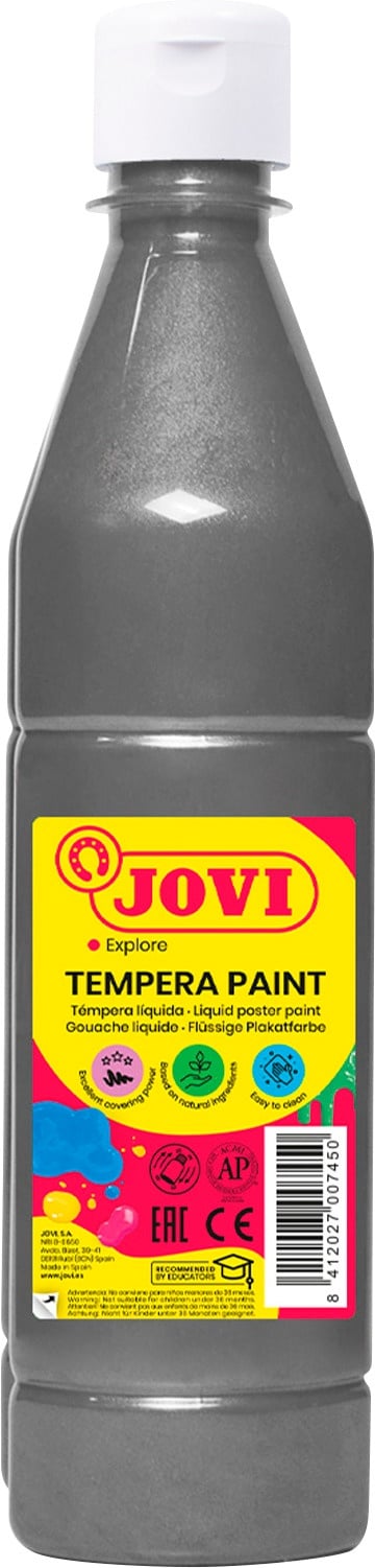 JOVI Plakatfarbe metallic, Farbe: silber