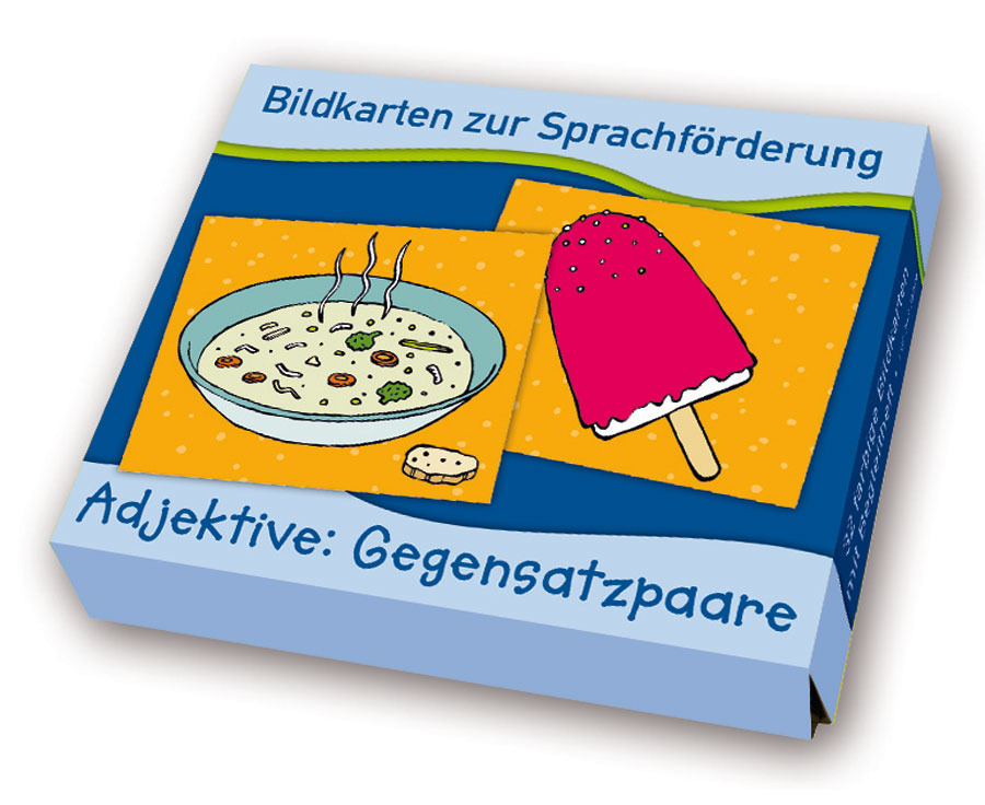 Verlag an der Ruhr Bildkarten zur Sprachförderung: Adjektive: Gegensatzpaare