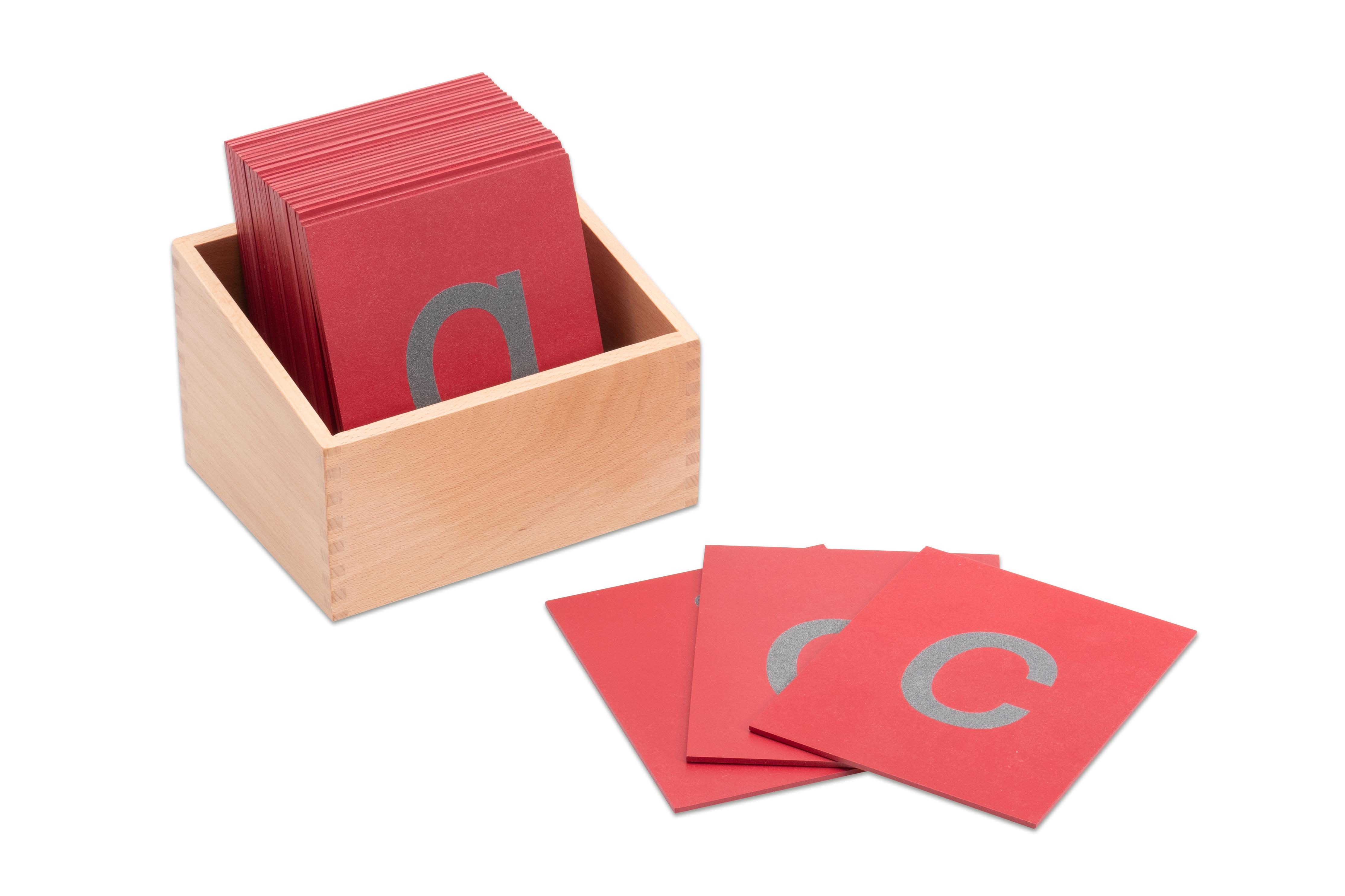 Betzold Fühl- und Tastplatten „Groß- und Kleinbuchstaben“, Box zur Aufbewahrung: Ja, Ausführung: Kleinbuchstaben