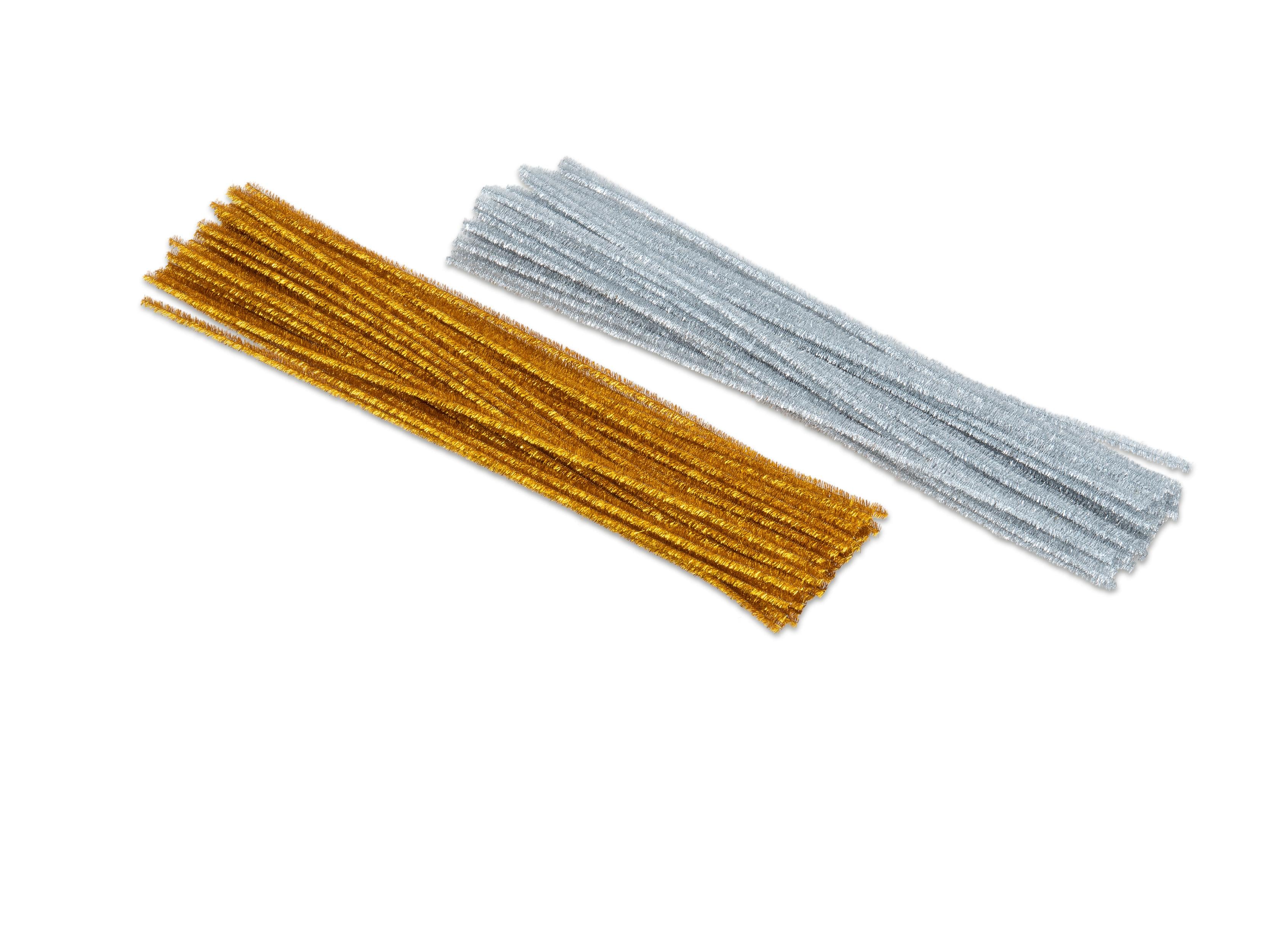 prohobb Metallic-Pfeifenputzer, gold & silber