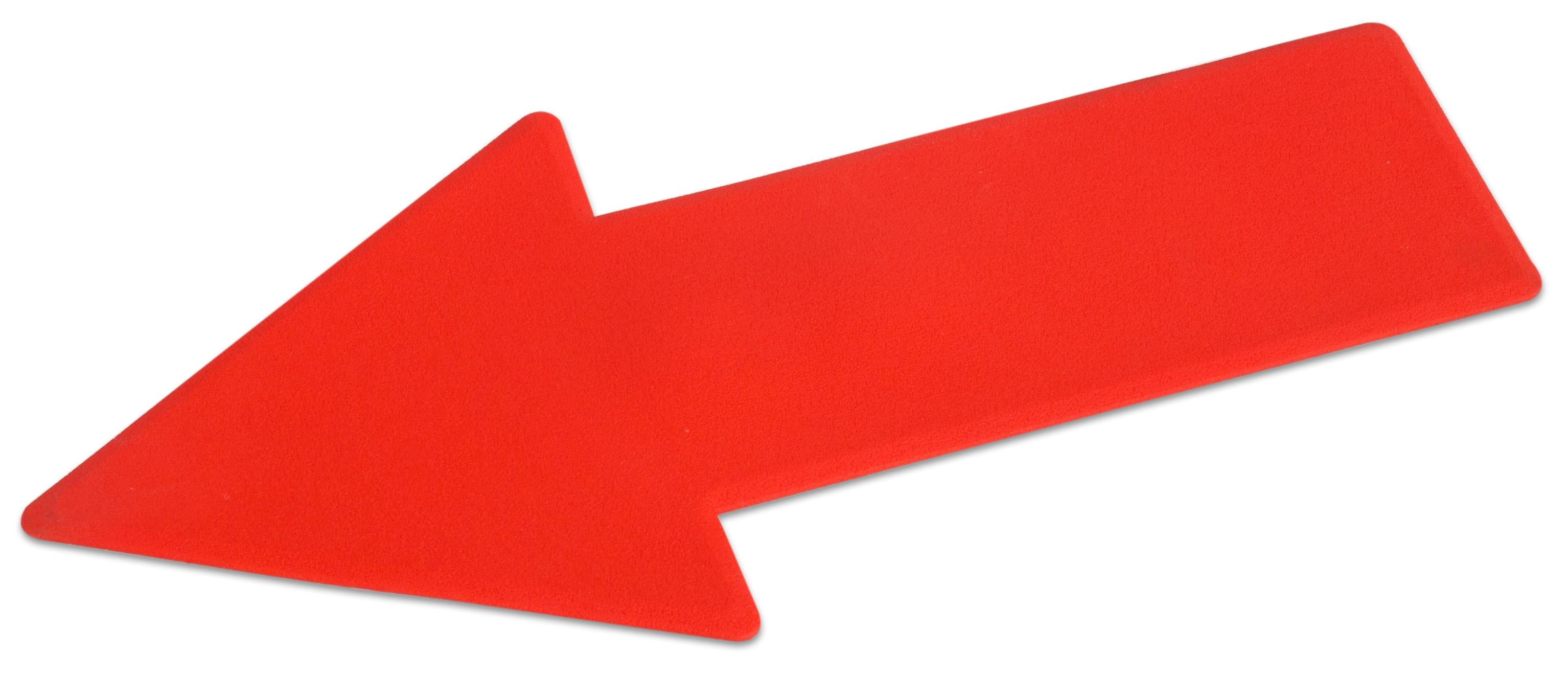 Betzold Bodenmarkierungen, Farbe: rot, Setgröße: 6 Stück, Ausführung: Pfeil