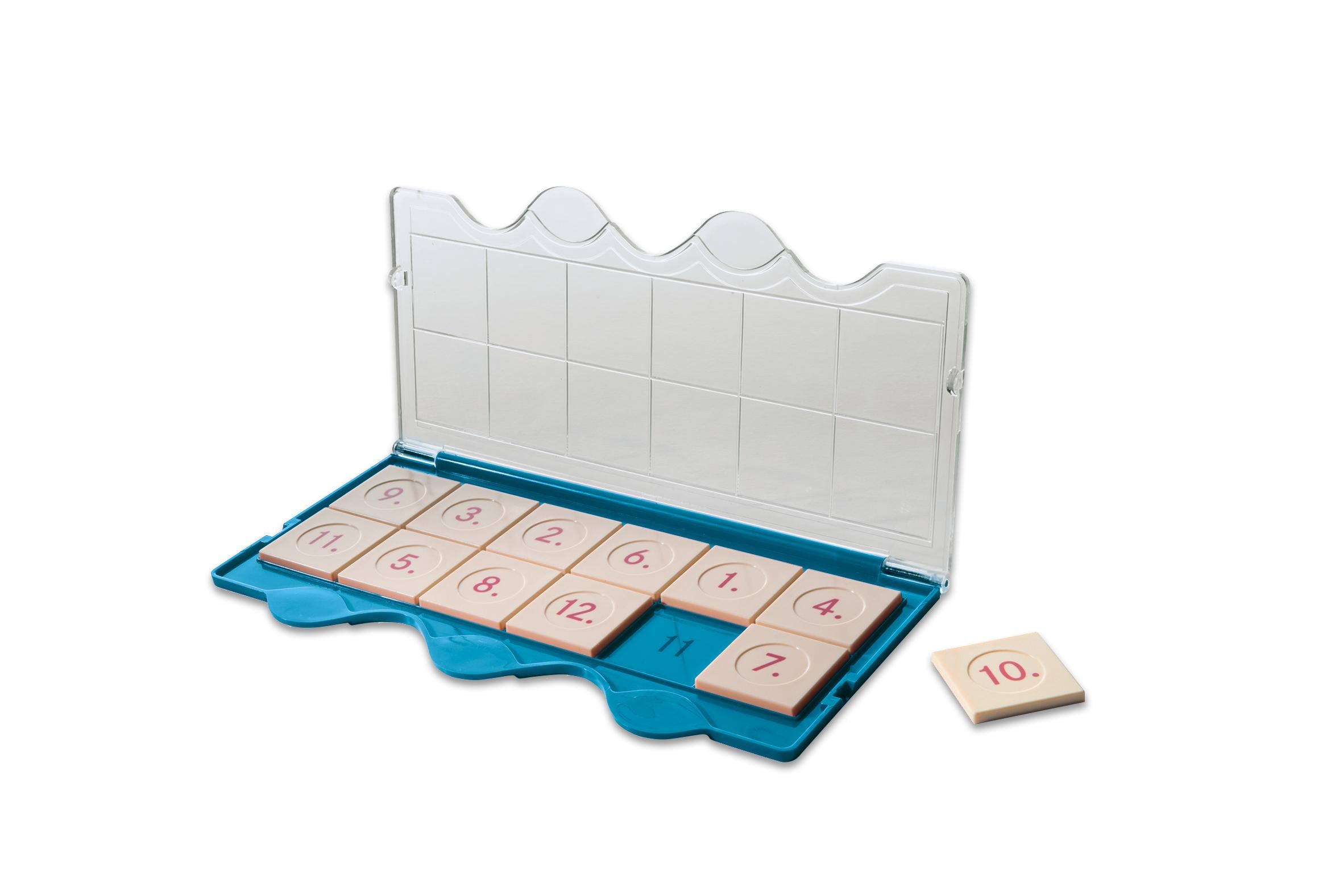 miniLÜK Kontrollgerät, mit 12 Frageplättchen, Farbe: blau