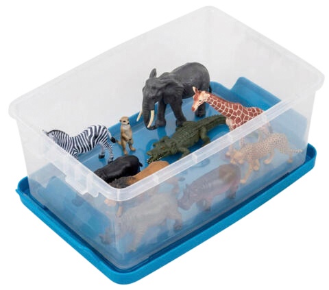 Betzold Afrikanische Tiere, 10-tlg., Box zur Aufbewahrung: Ja