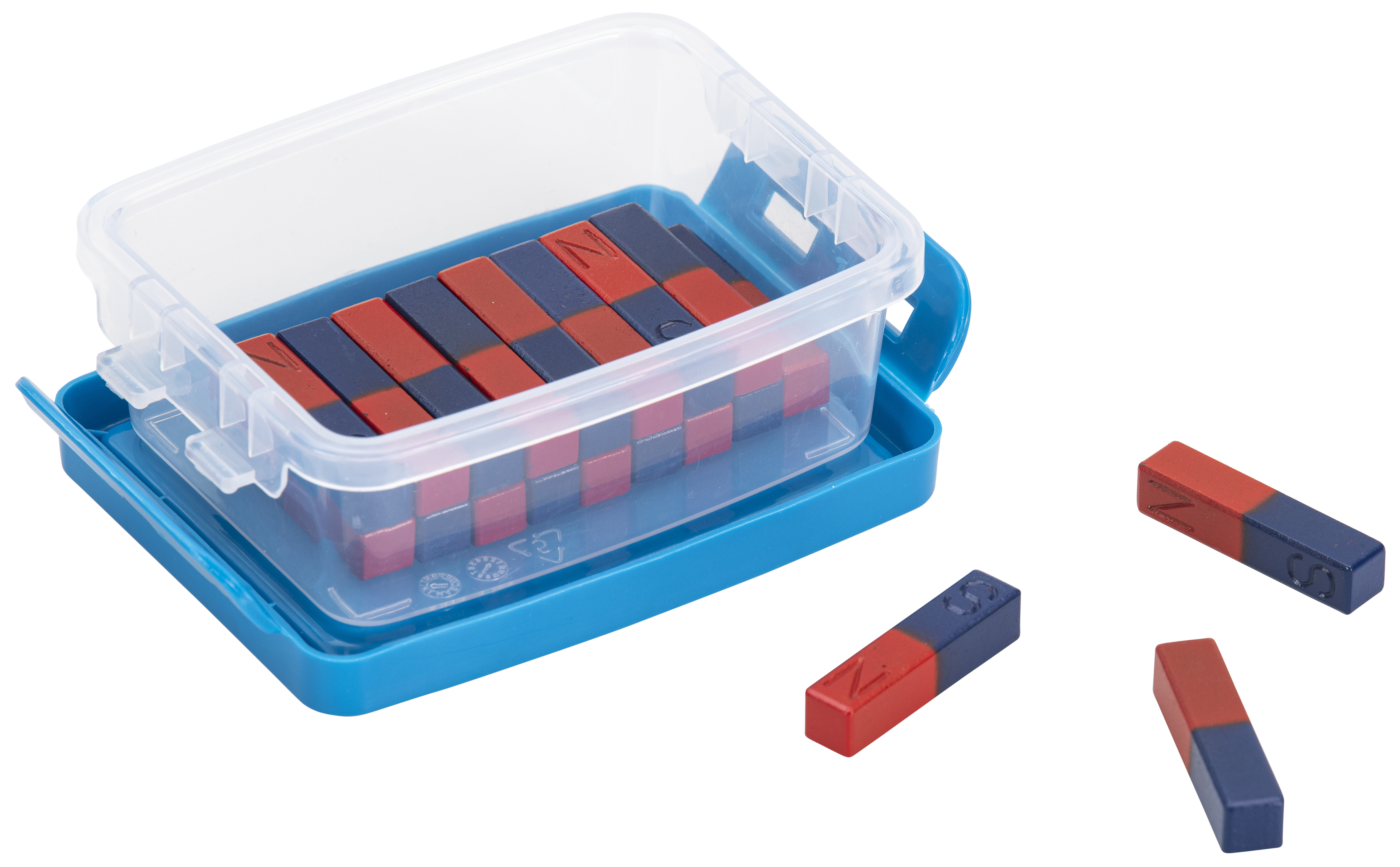 Shaw Magnets Satz mit 20 Stabmagneten, Box zur Aufbewahrung: Ja, Größe: 40 mm