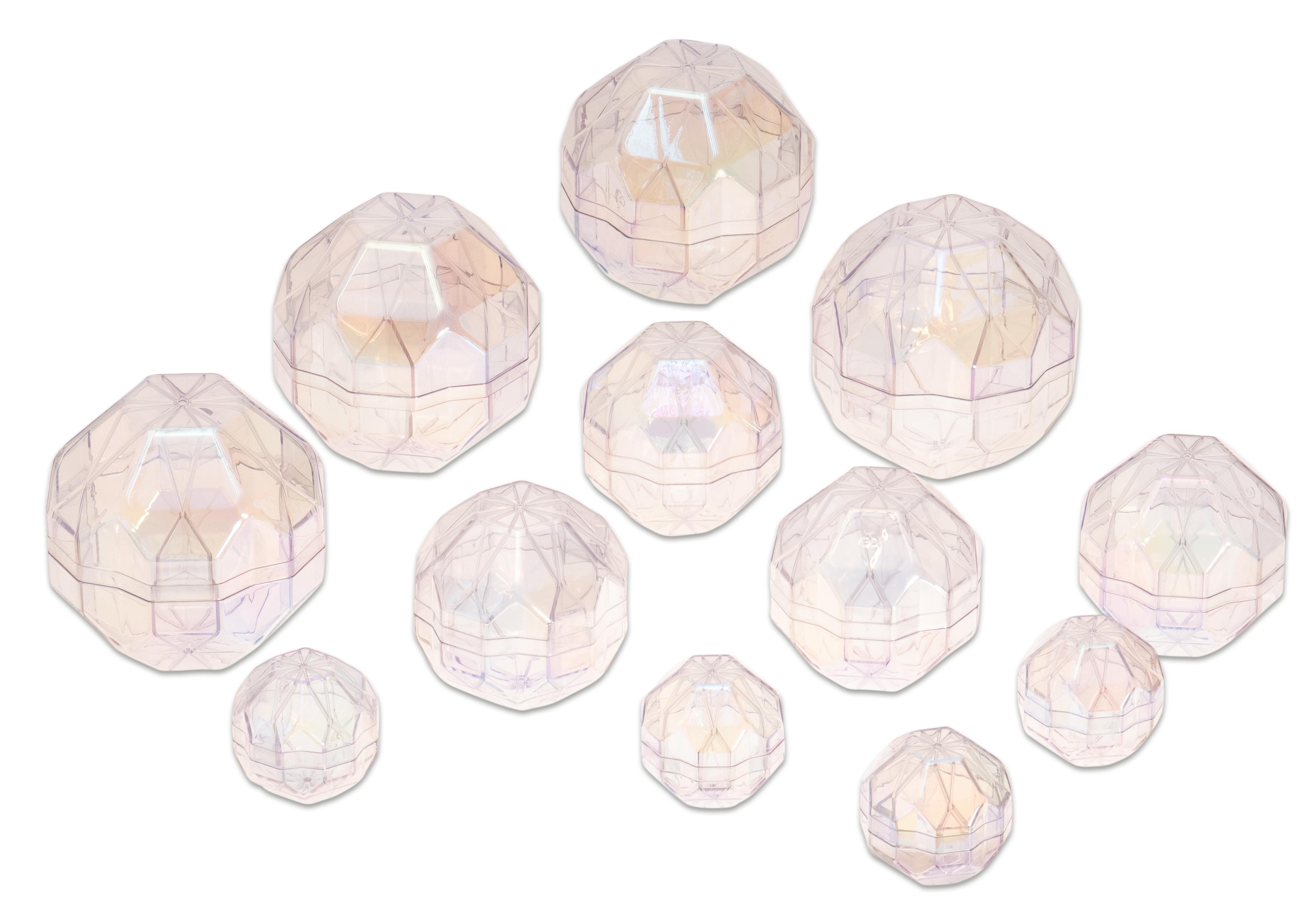 tts Findlinge, 12-teilig, Farbe: transparent