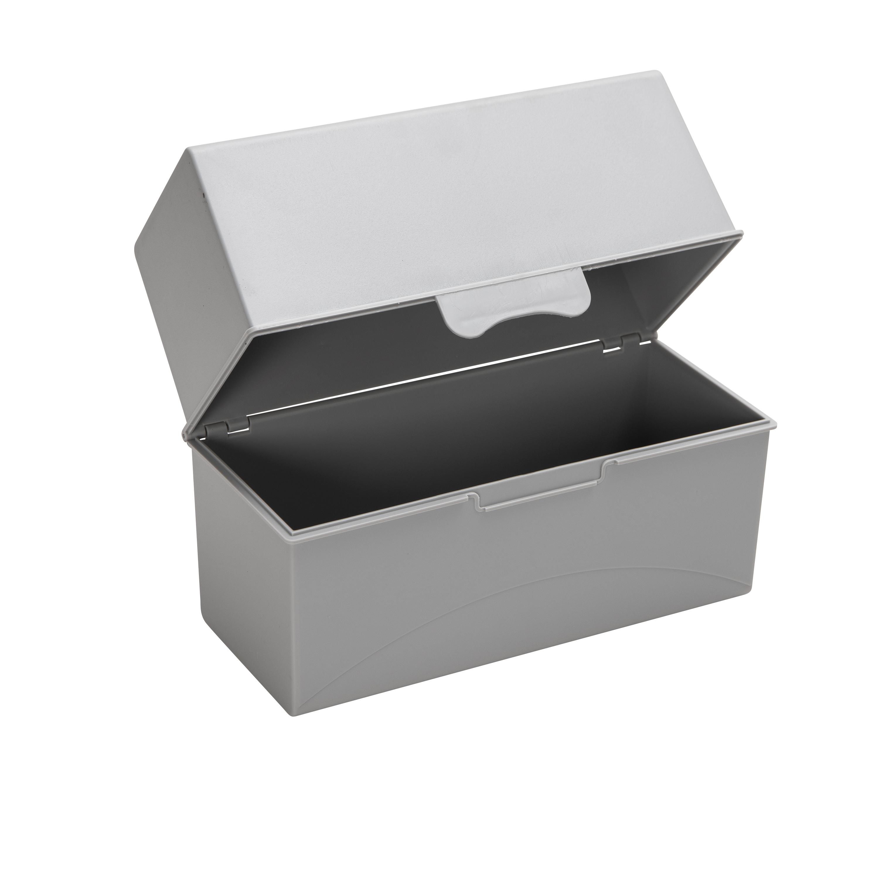 Betzold Karteibox, Format: DIN A5, Farbe: grau